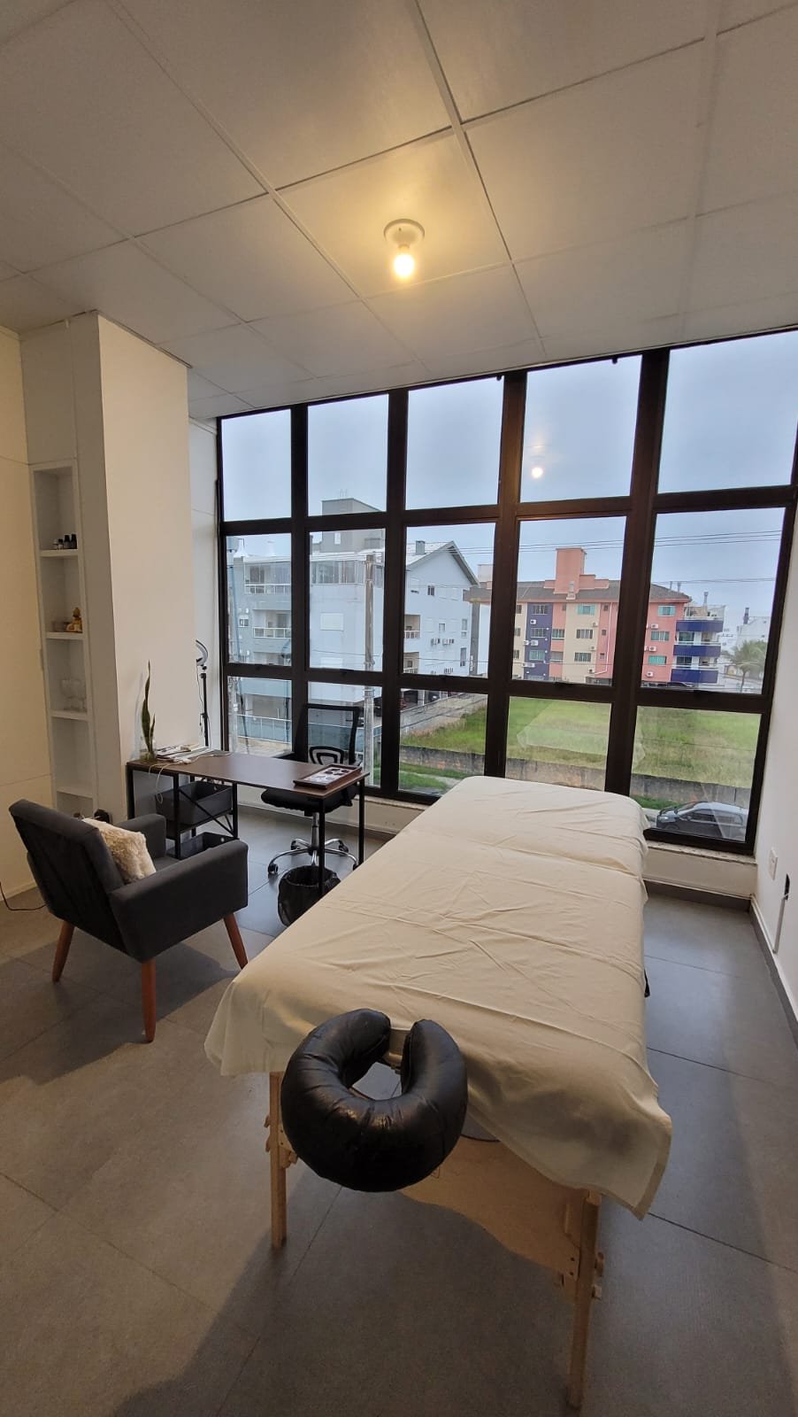 Ambiente relaxante do consultório